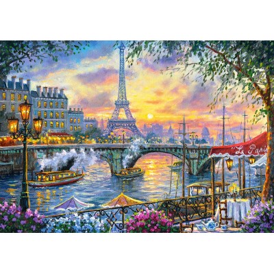 Puzzle Castorland-53018 Tea Time in Paris