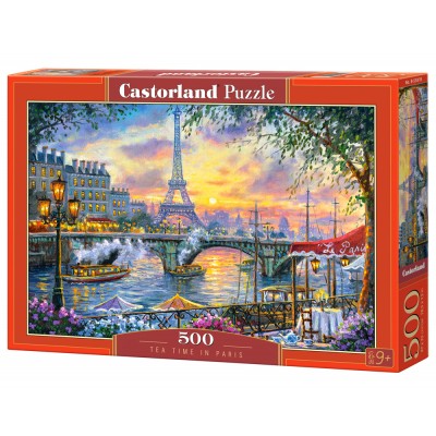 Puzzle Castorland-53018 Tea Time in Paris