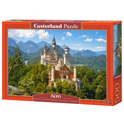 Puzzle Castorland-53544 View of the Neuschwanstein Castle