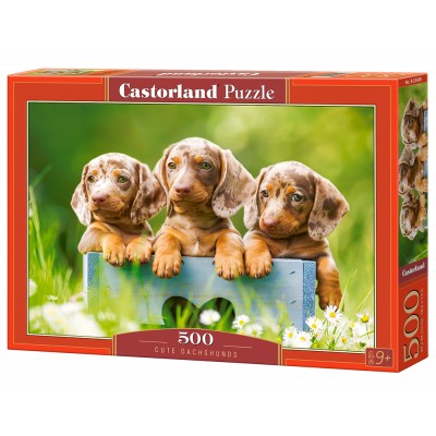 Puzzle Castorland-53605 Mignons Chiots