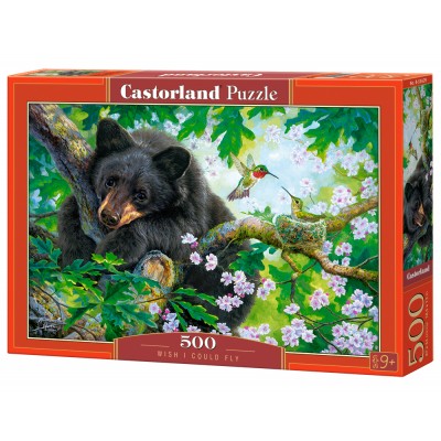 Puzzle Castorland-53629 The Bear and the Hummingbirds