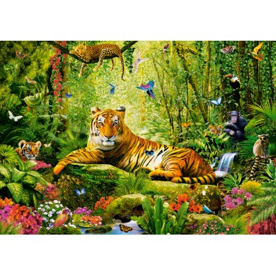 Puzzle Castorland-53711 Seine Majestät der Tiger