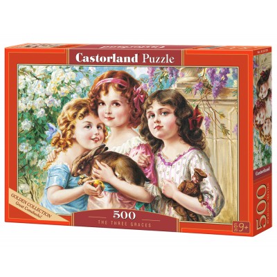 Puzzle Castorland-53759 Die Drei Grazien