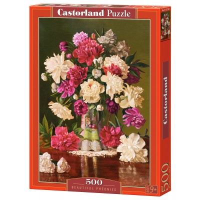 Puzzle Castorland-53780 Beautiful Peonies