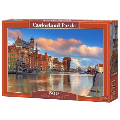 Puzzle Castorland-53933 Die Farben Danzigs