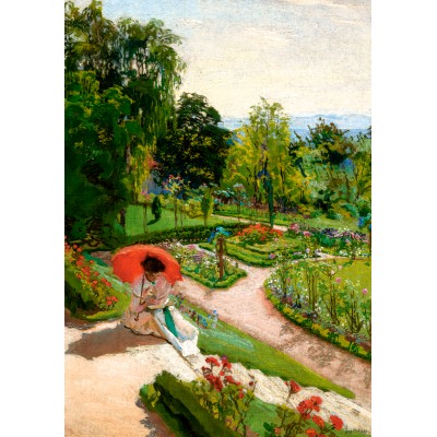 Puzzle Castorland-54046 Art Collection - Red Umbrella, Józef Mehoffer