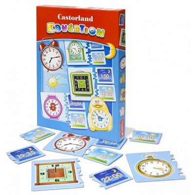 Castorland-E-067 Jigsaw Puzzle - 21 Pieces - Education : Hours