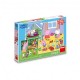 3 Puzzles - Peppa Pig on Holidays