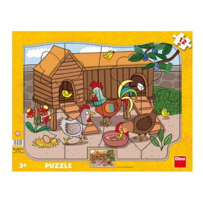 Puzzle Dino-30310 Bauernhoftiere
