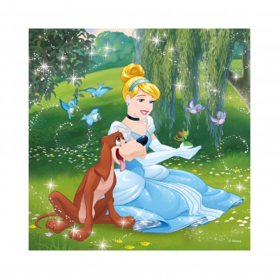Dino-33528 3 Puzzles - Disney Princess