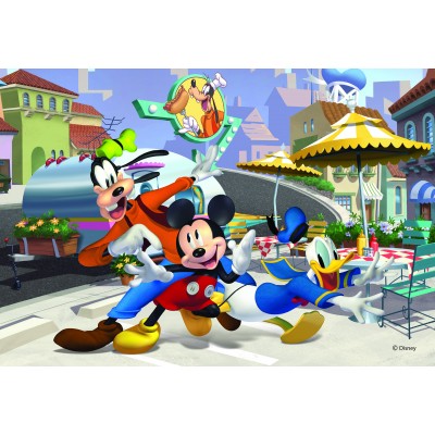 Puzzle Dino-35166 Mickey Mouse und Freunde