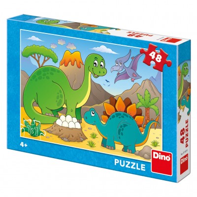 Puzzle Dino-37130 Dinosaurier