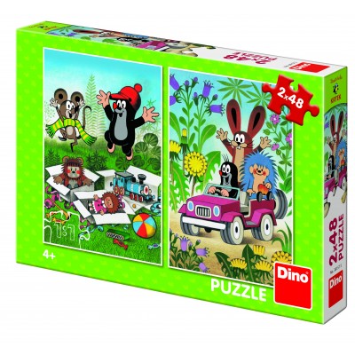 Dino-38157 2 Puzzles - The little Mole