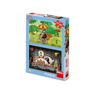 Dino-38170 2 Puzzles - Little Mole's Day