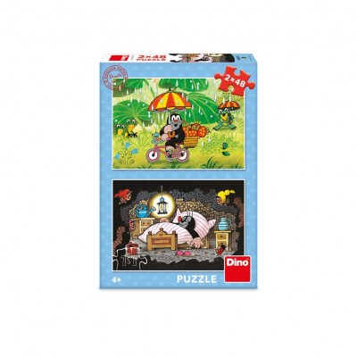 Dino-38170 2 Puzzles - Little Mole's Day