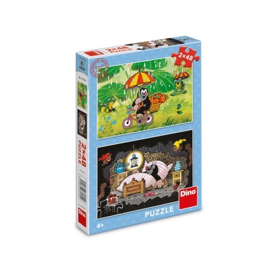 Dino-38170 2 Puzzles - Little Mole's Day