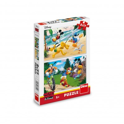 Dino-38612 2 Puzzles - Mickey