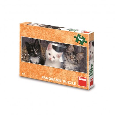 Puzzle Dino-39333 Pièces XXL - Trois Chatons