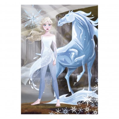 Dino-39417 XXL Pieces - Neon Puzzle - Frozen 2