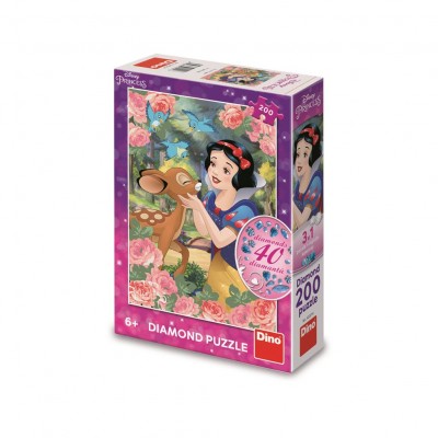 Dino-42221 Pièces XXL - Diamond Puzzle - Blanche Neige