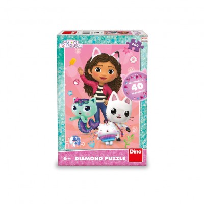 Dino-42222 XXL Teile - Diamant-Puzzle - Gabbys Puppenhaus