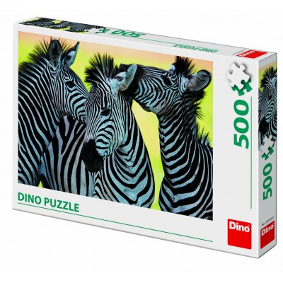 Puzzle Dino-50226 3 Zebras