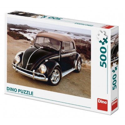 Puzzle Dino-50242 VW Beetle on Beach