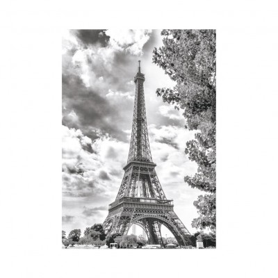 Puzzle Dino-50273 Black and White Eiffel Tower