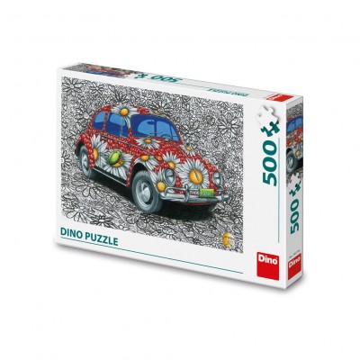 Puzzle Dino-50279 Coccinelle VW Peinte