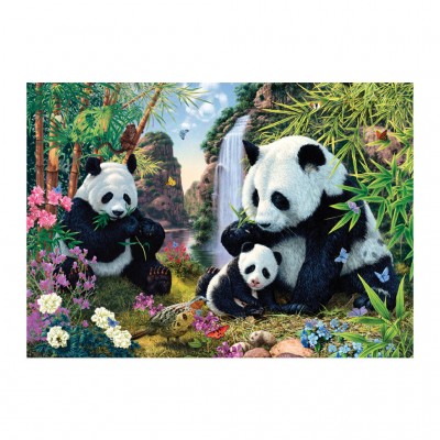 Dino-53263 Secret Puzzle - Pandas