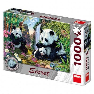 Dino-53263 Secret Puzzle - Pandas