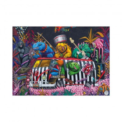 Puzzle Dino-53308 Monster Tour