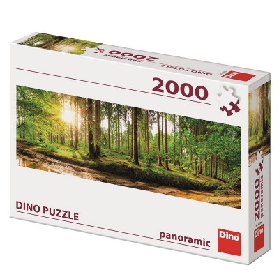 Puzzle Dino-56206 Morgendämmerung im Wald