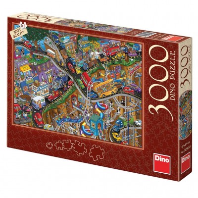 Puzzle Dino-56310 Crazy Ride