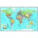 Weltkarte (auf Englisch)