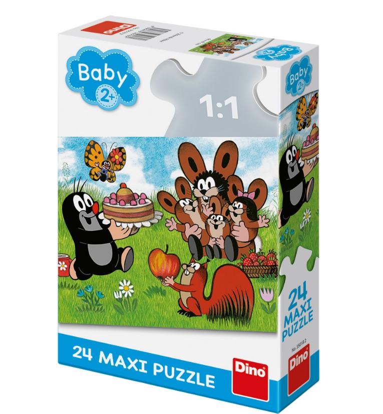 Puzzle XXL Teile - The Little Mole Dino-35018 24 Teile ...