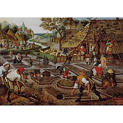 Puzzle Dtoys-66947 Brueghel Pieter le Jeune - Printemps