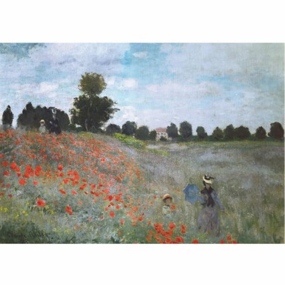 Dtoys-67548 Jigsaw Puzzle - 1000 Pieces - Monet : Poppies