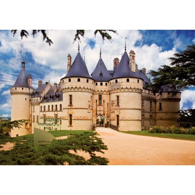 Puzzle DToys-69542 Châteaux de France - Château de Chaumont