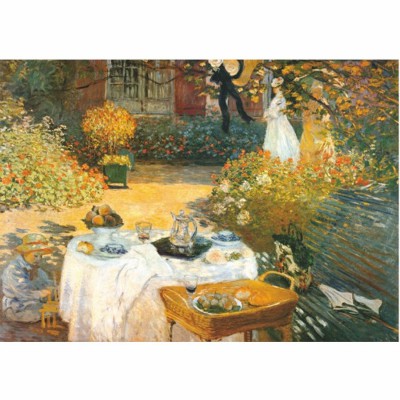 Dtoys-69689 Jigsaw Puzzle - 1000 Pieces - Monet : Breakfast