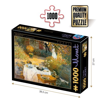 Dtoys-69689 Jigsaw Puzzle - 1000 Pieces - Monet : Breakfast
