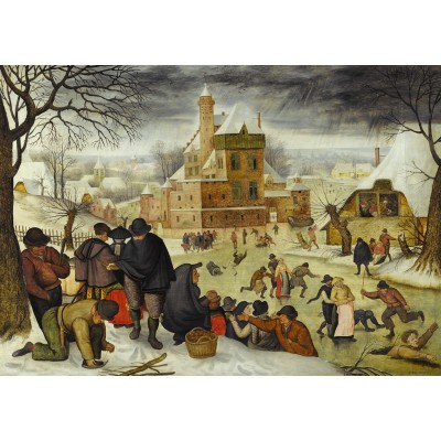 Dtoys-70005 Jigsaw Puzzle - 1000 Pieces - Brueghel : Winter