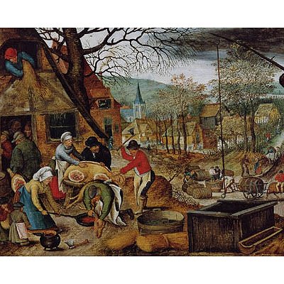 Puzzle DToys-70012 Brueghel: Herbst
