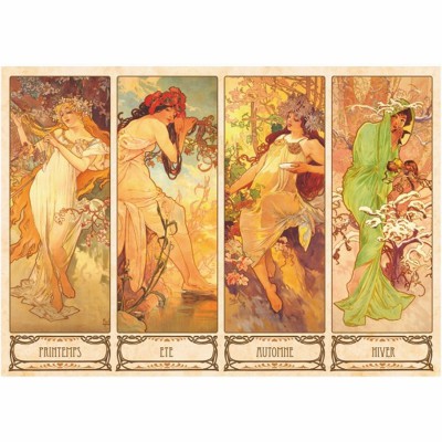Puzzle Dtoys-70043 Mucha Alphonse - Les 4 Saisons