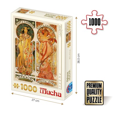Puzzle Dtoys-70081 Alphonse Mucha: Moet et Chandon, crémant impérial