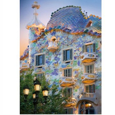 Puzzle DToys-70357 Espagne - Barcelone : Casa Batllo