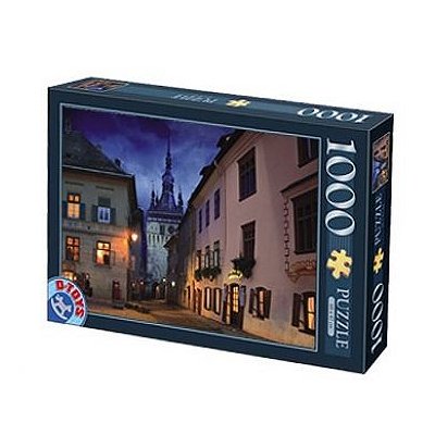 Puzzle DToys-70708 Roumanie : Schasburg, Sighisoara
