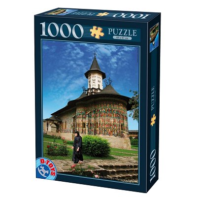 Puzzle DToys-70760 Rumänien: Sucevita Kloster