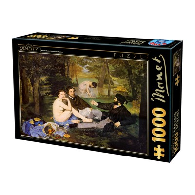 Puzzle Dtoys-73068-04 Manet Édouard: Das Frühstück im Grünen, 1862