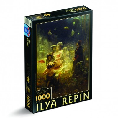 Puzzle Dtoys-73839 Ilya Repin: Sadko in the Underwater Kingdom, 1876